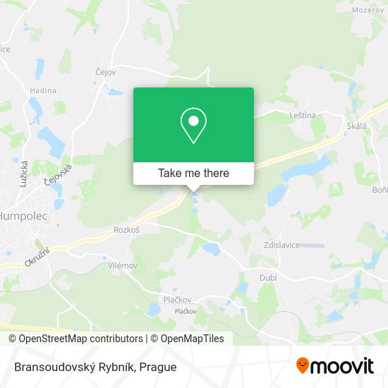 Bransoudovský Rybník map