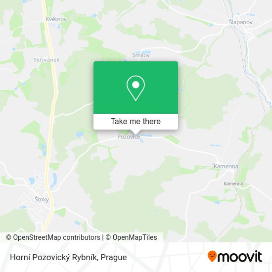 Horní Pozovický Rybník map