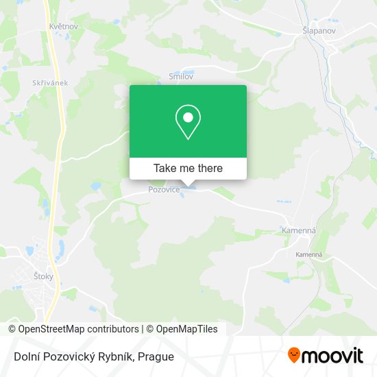 Dolní Pozovický Rybník map