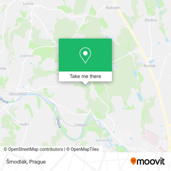 Карта Šmodlák