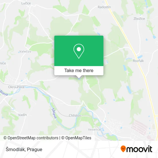 Карта Šmodlák
