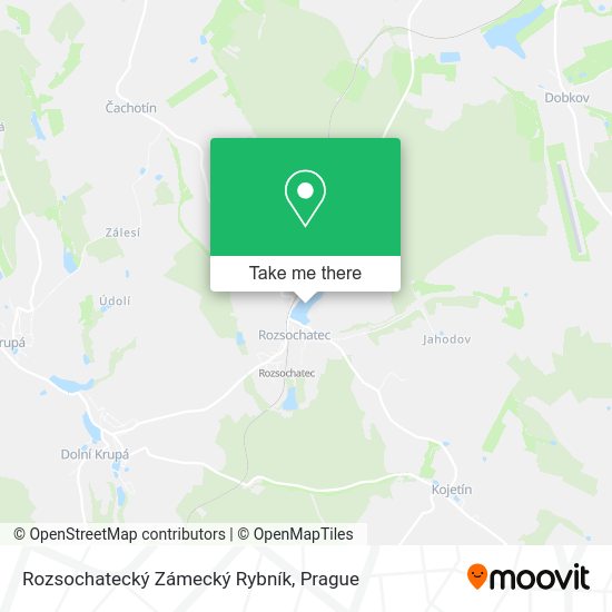 Rozsochatecký Zámecký Rybník map