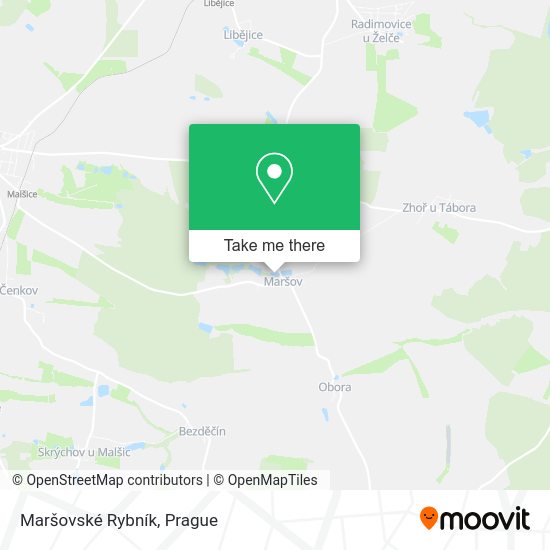 Maršovské Rybník map