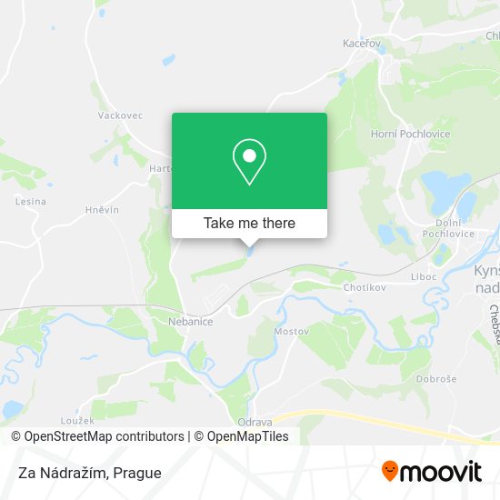 Za Nádražím map