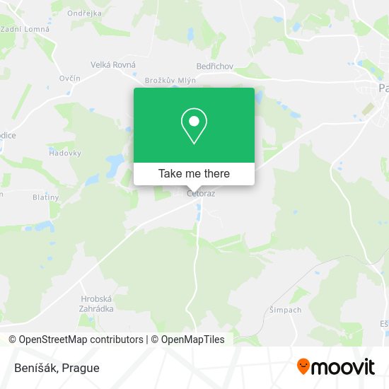Beníšák map