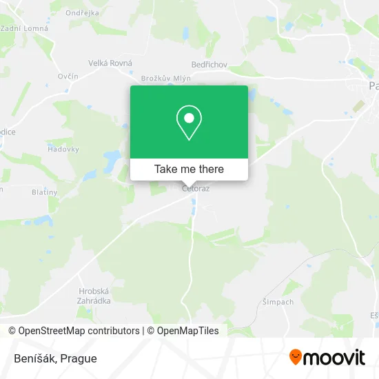 Карта Beníšák