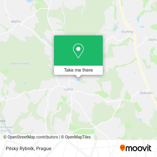 Pilský Rybník map