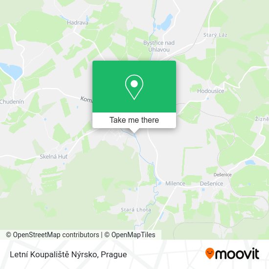 Letní Koupaliště Nýrsko map