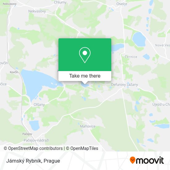 Jámský Rybník map