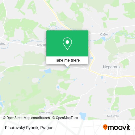 Písařovský Rybník map