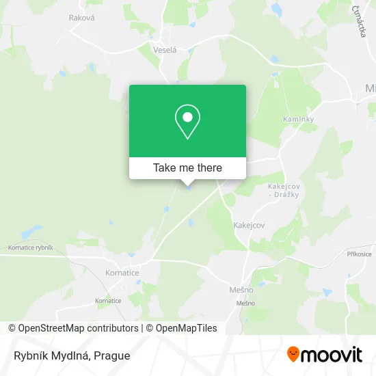 Карта Rybník Mydlná