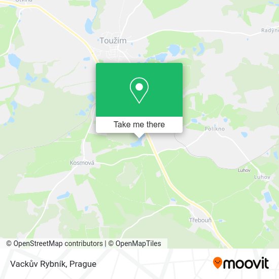 Vackův Rybník map