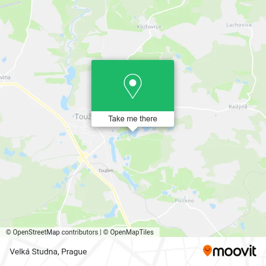 Карта Velká Studna
