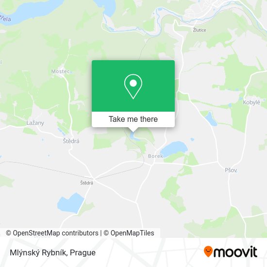 Mlýnský Rybník map
