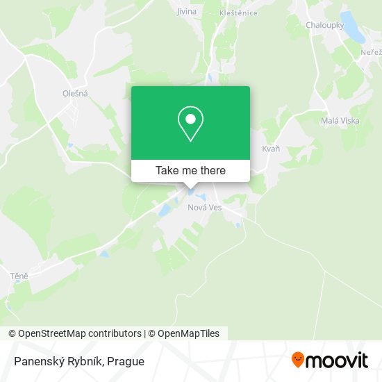 Panenský Rybník map