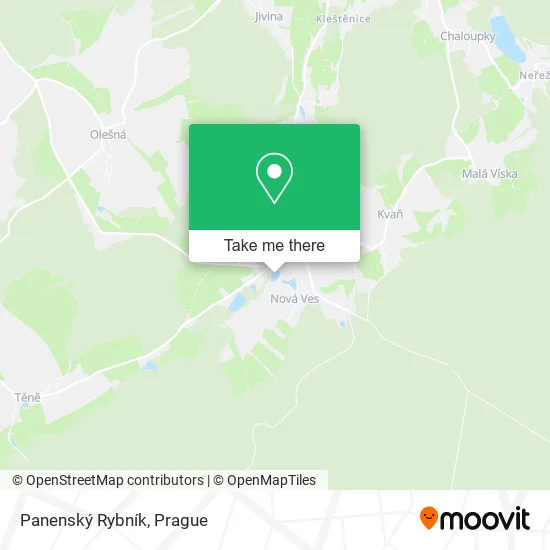 Карта Panenský Rybník