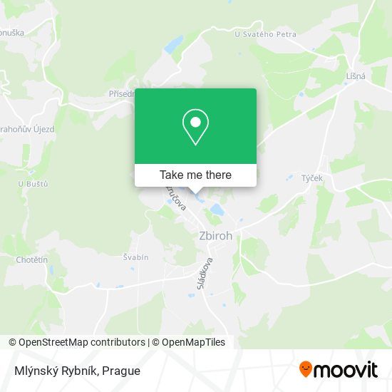 Mlýnský Rybník map