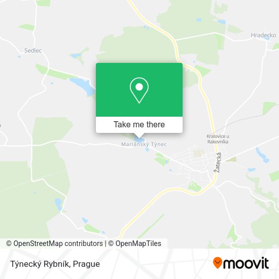 Týnecký Rybník map