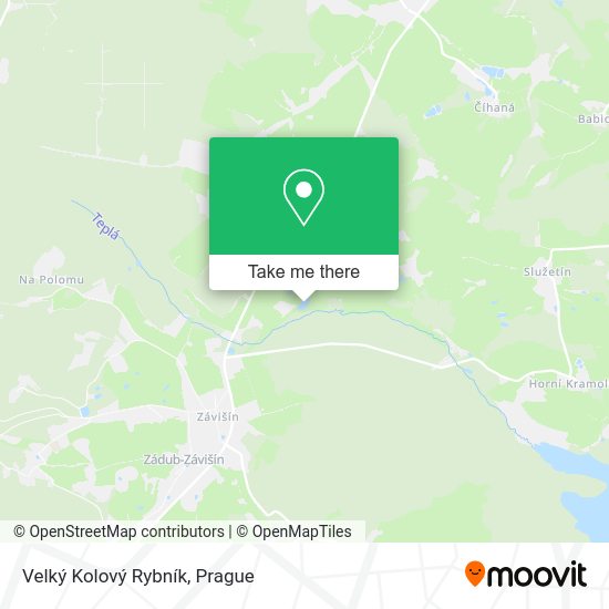 Velký Kolový Rybník map