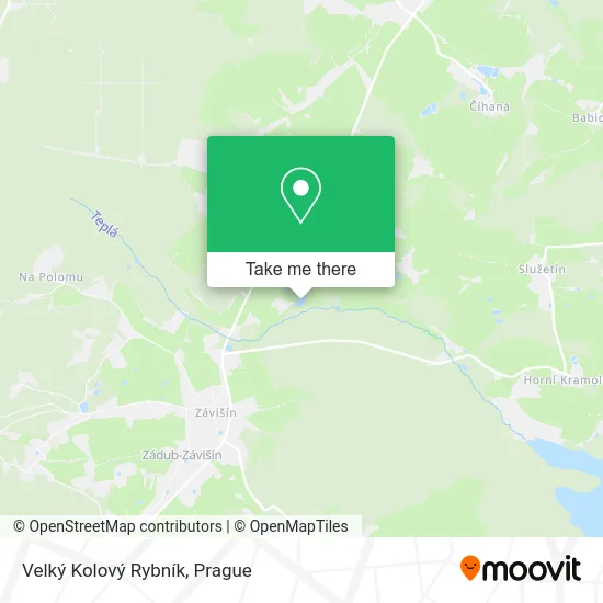 Velký Kolový Rybník map