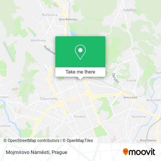 Mojmírovo Náměstí map