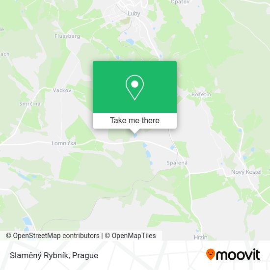 Slaměný Rybník map