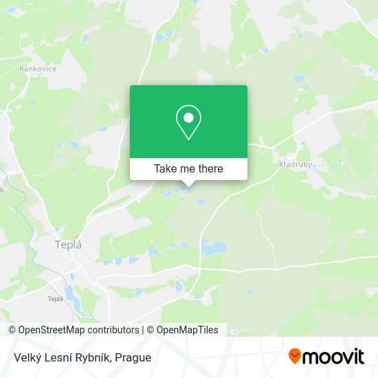 Velký Lesní Rybník map