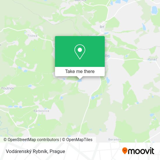 Vodárenský Rybník map