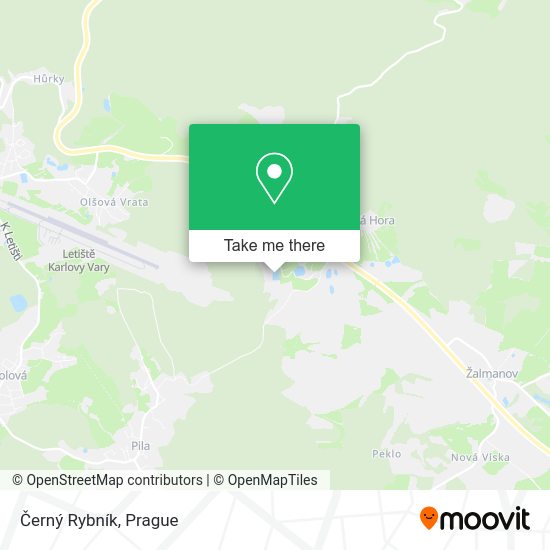 Černý Rybník map