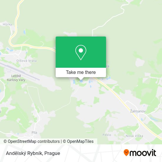 Andělský Rybník map