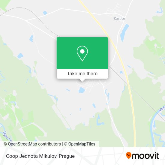 Карта Coop Jednota Mikulov