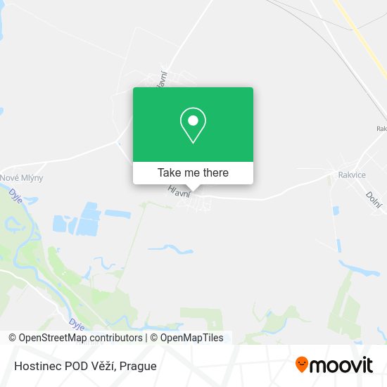 Hostinec POD Věží map
