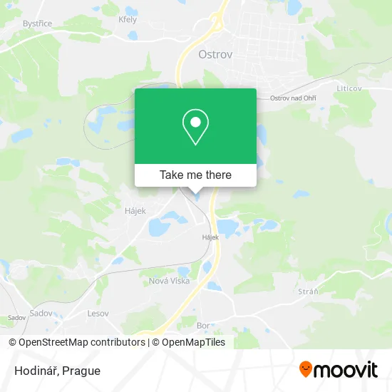 Карта Hodinář