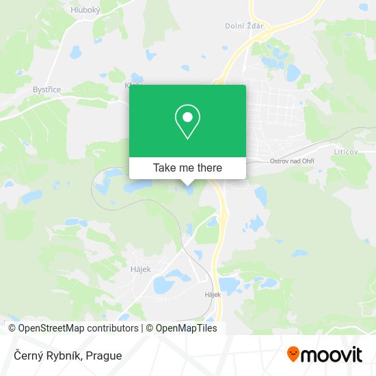 Černý Rybník map