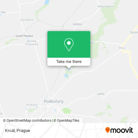 Карта Krcál