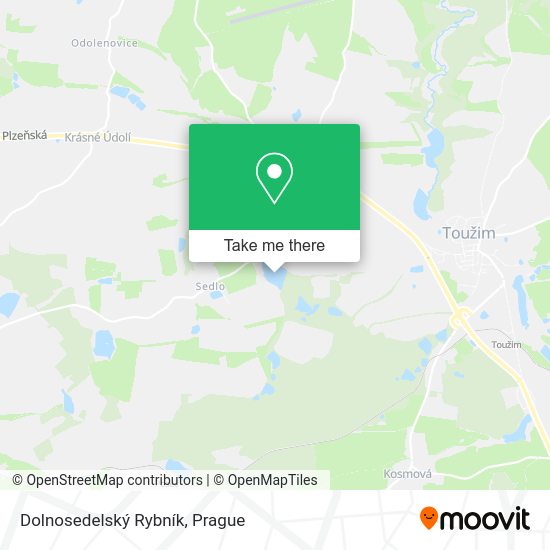 Dolnosedelský Rybník map