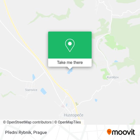 Přední Rybník map