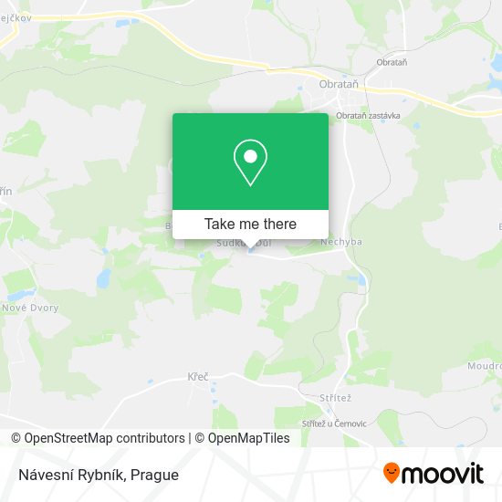 Návesní Rybník map