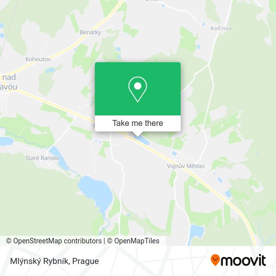 Mlýnský Rybník map