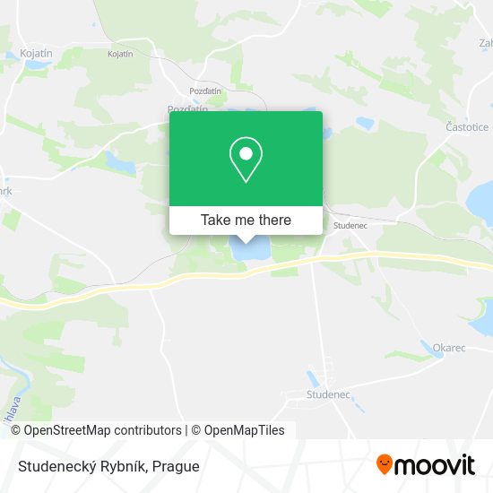 Studenecký Rybník map