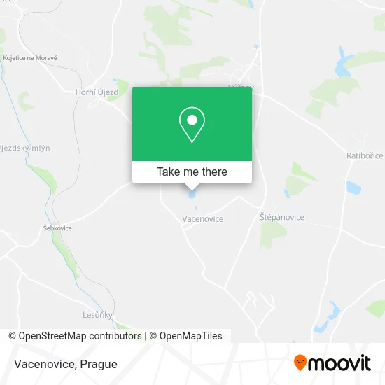Карта Vacenovice