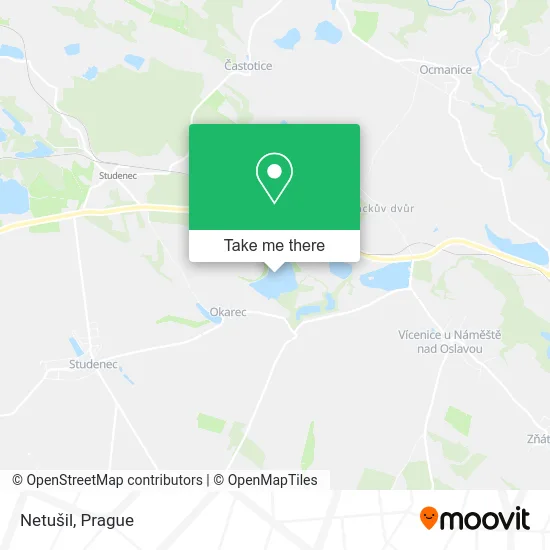 Карта Netušil