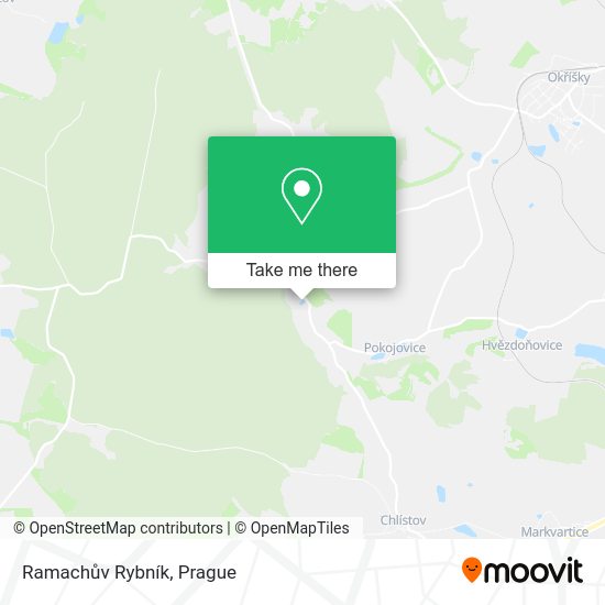 Ramachův Rybník map