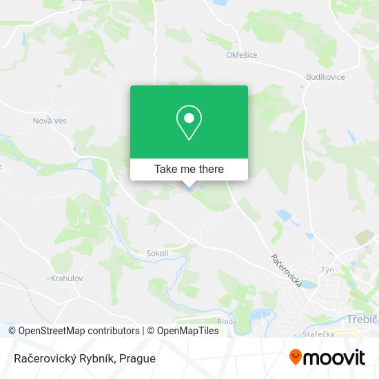 Račerovický Rybník map