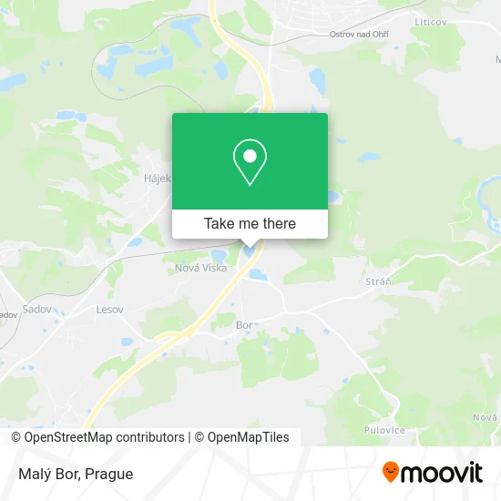 Карта Malý Bor