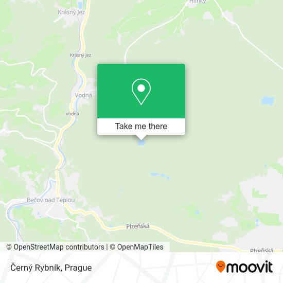 Černý Rybník map