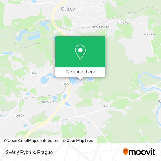 Světlý Rybník map