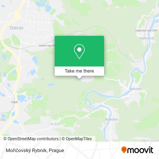 Mořičovský Rybník map
