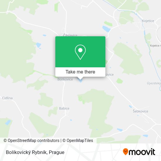 Bolíkovický Rybník map