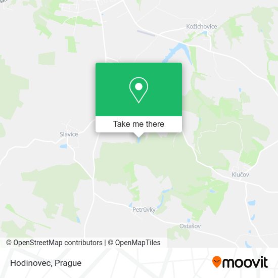 Карта Hodinovec